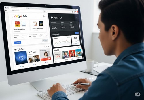 Qual diferença entre Google Ads e Meta Ads?