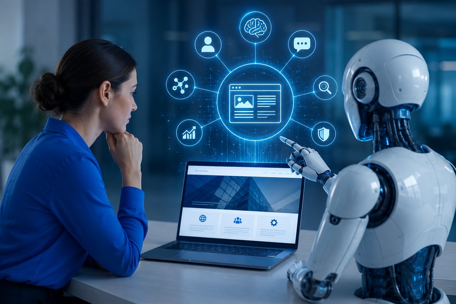 O site da sua empresa é a base de como as inteligências artificiais entendem o seu negócio