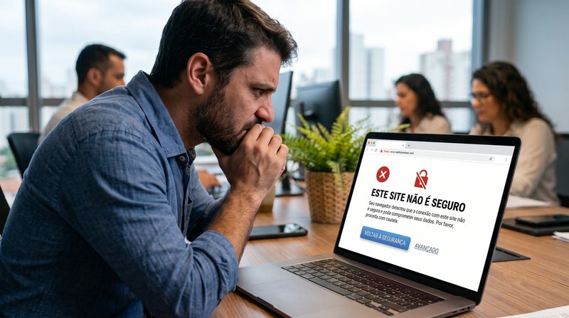 O site da sua empresa transmite confiança ou afasta clientes antes da primeira conversa?